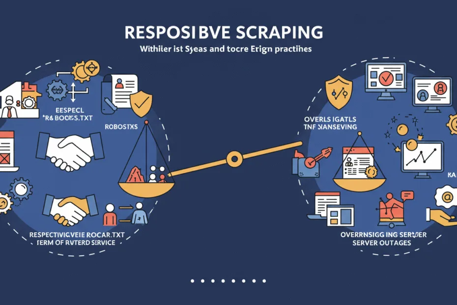 Comparing responsible scraping practices