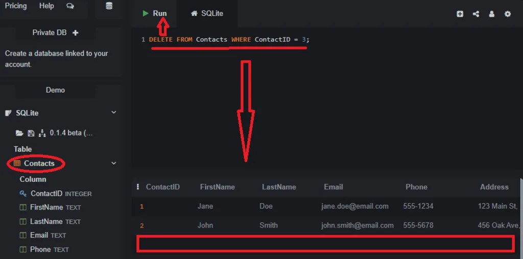 DeletingData BLOG PK Deleting Data